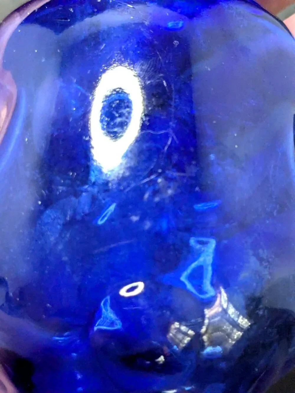 Vintage Cobalt Blue Glass Koala Bear Bud Vase 1950s Maryland Glass Corporation